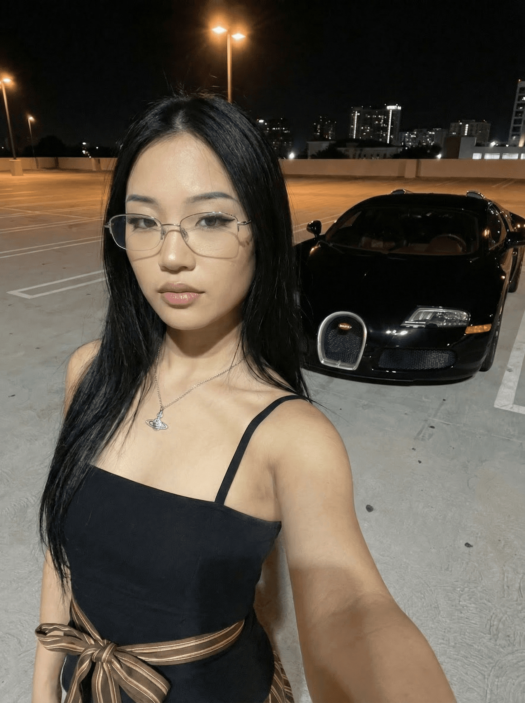 different angle of the selfie